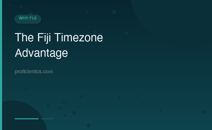 Fiji timezone advantage for NZ and Australia outsourcing