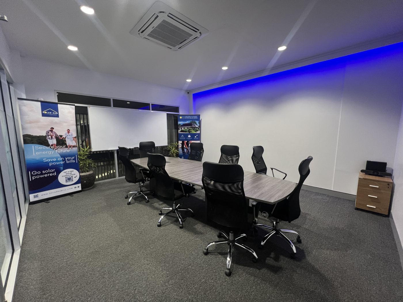 PCS Suva office workstation pods