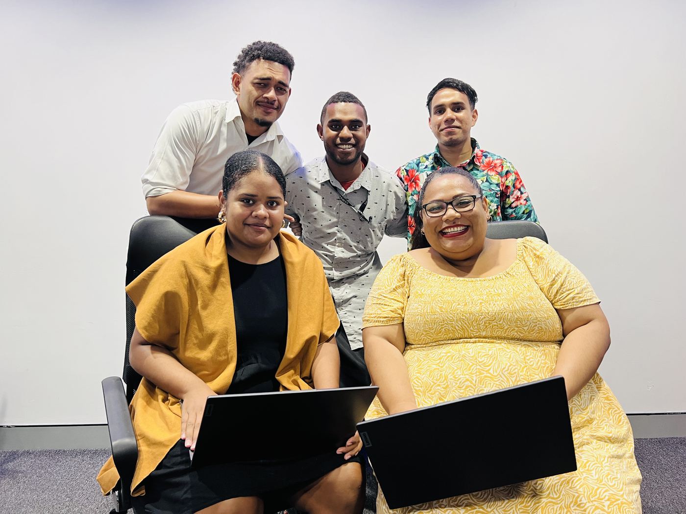 PCS team member in Suva office