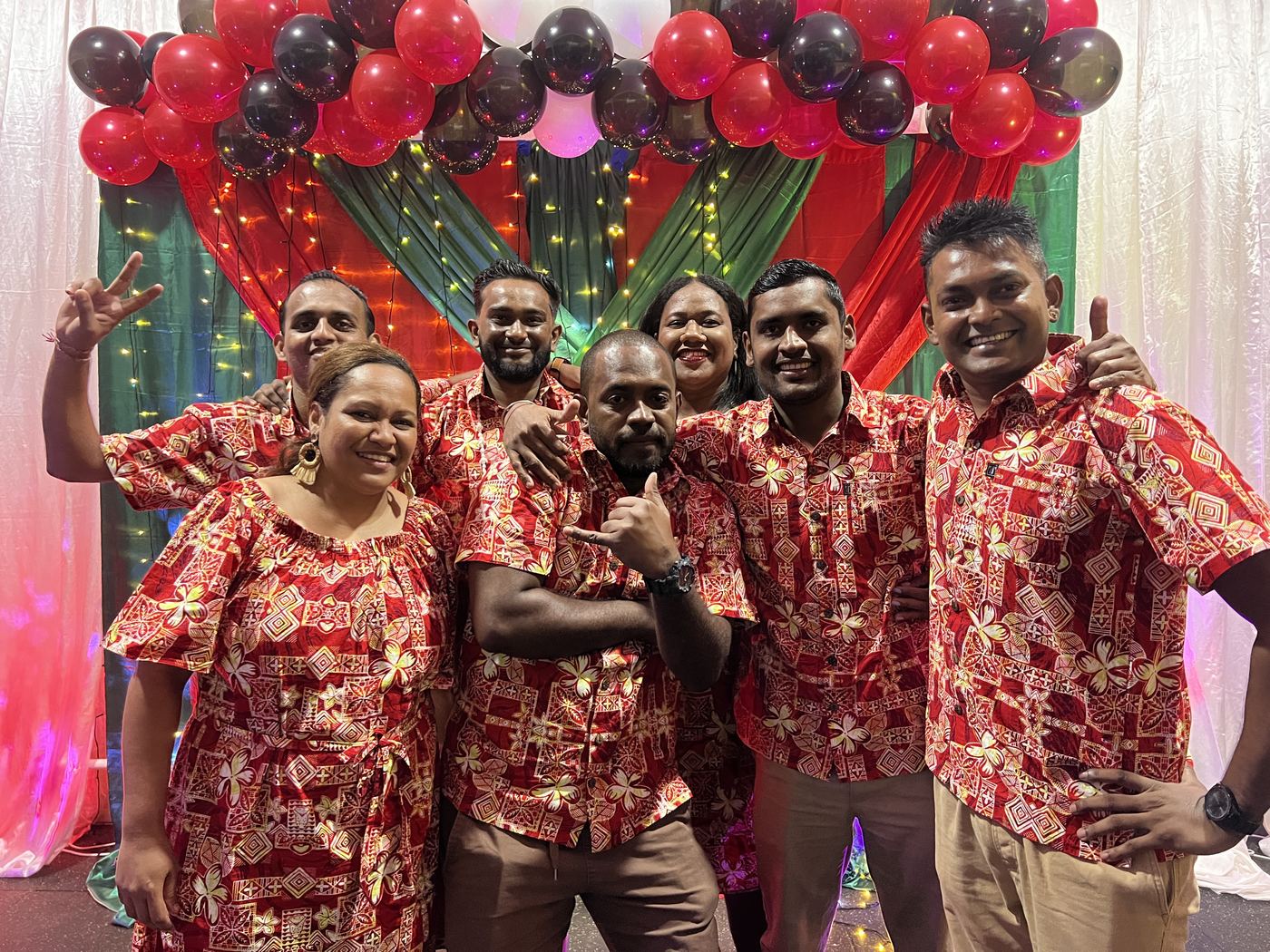 PCS team celebrating Diwali at the Suva office